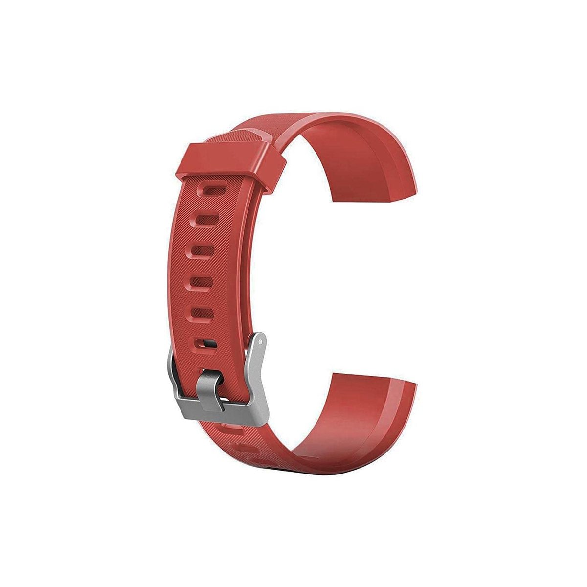 Dailygoods - Siliconen Horlogeband - Vervangende Polsband - Rood - Quick Release - Compatibel met ID115Plus HR - Geschikt voor 170-225 mm pols