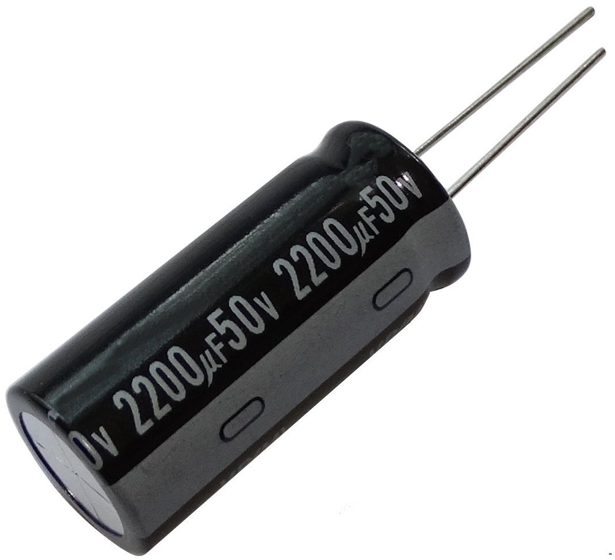 Dailygoods - Chemische Elektrolytische Condensator - 2200µF - Ø16x35.5mm - 50V - Hoogwaardige Componenten - Geschikt voor Elektronica Projecten