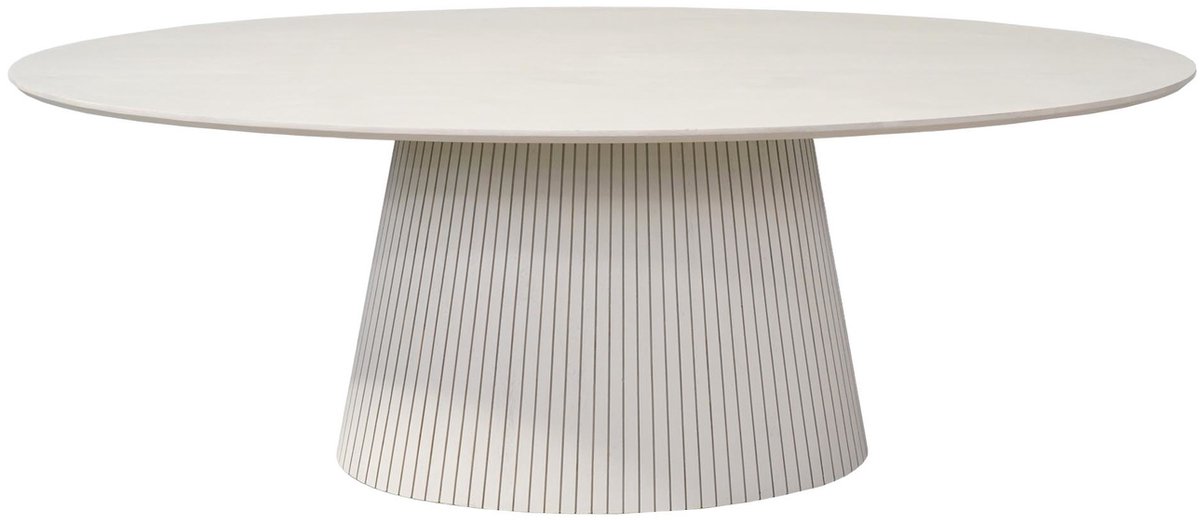 StarFurn Eettafel Solana Zand Mangohout Ovaal 210cm