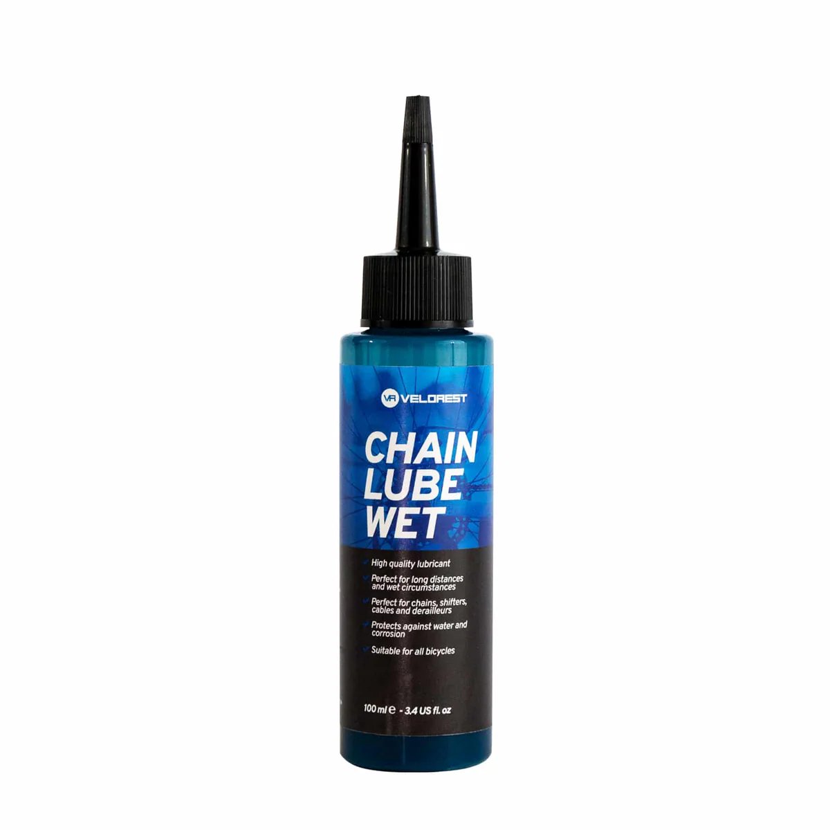 Velorest Ketting Smeermiddel 100ML - Chain Lube Wet - Ketting Smeermiddel Fiets - Kettingvet - Ketting Wax - Kettingwax - Smeermiddel Fietsketting - Chain Wax - Fiets Wax - Kettingsmeer