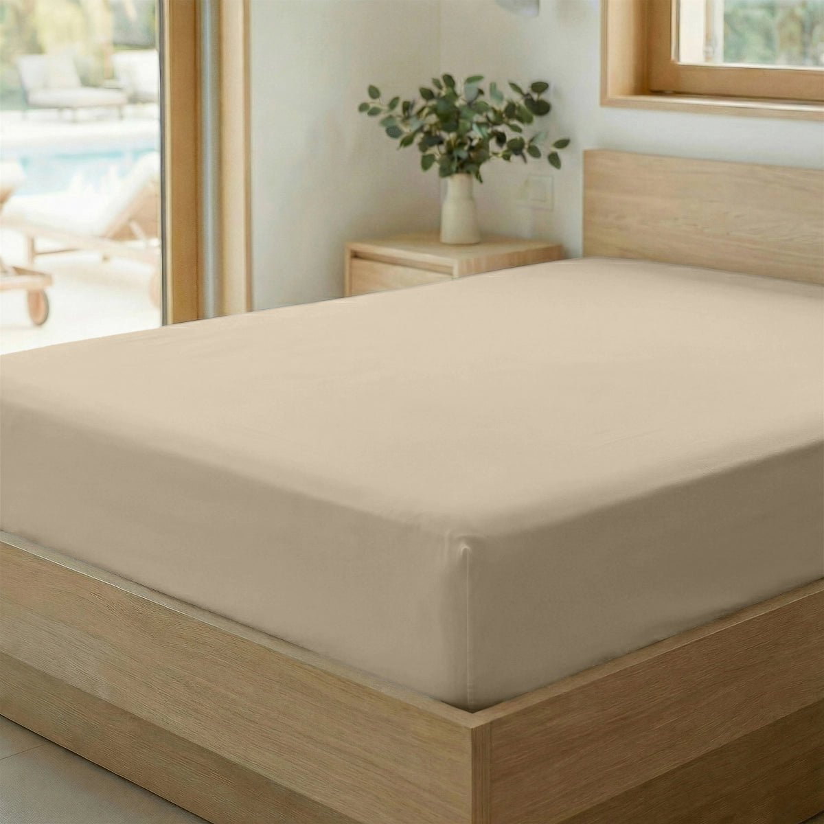 Zelesta Special Cooling Serene Hoeslaken - Zand 180x200cm