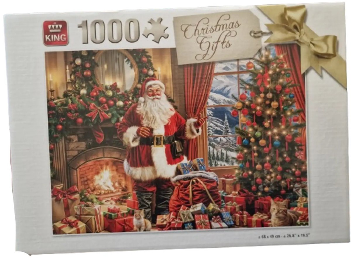 King kerstpuzzel Christmas Gifts 1000 stukjes