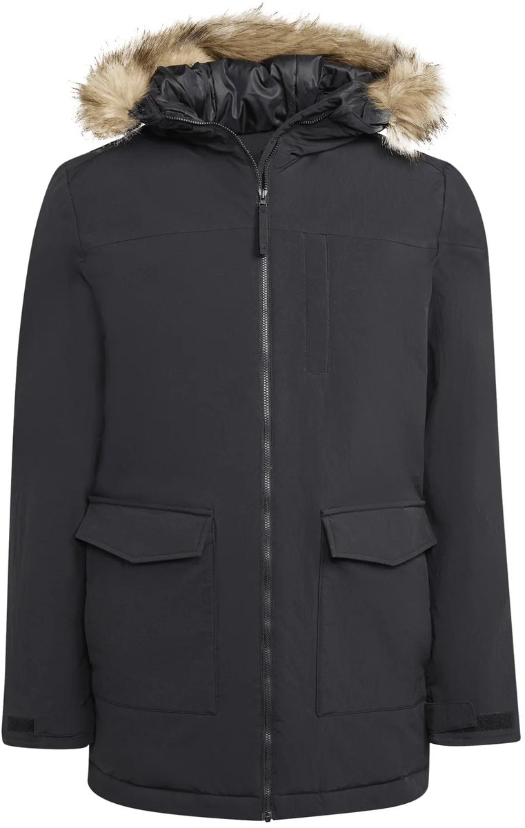 Hooded parka adidas Paveric Climawarm Zwart