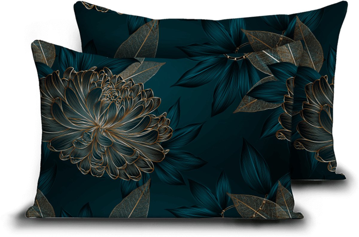 Zelesta Comfort Design Kussensloop Set van 2 - Royal Flowers 80x80cm