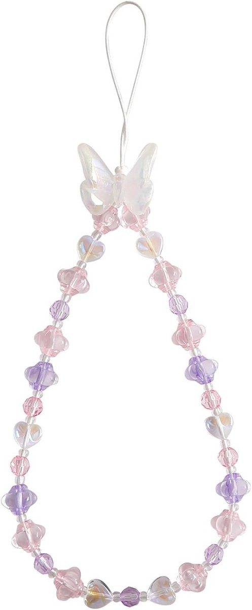 Mobiele telefoon ketting met korte hanger, geschikt voor smartphones en accessoires