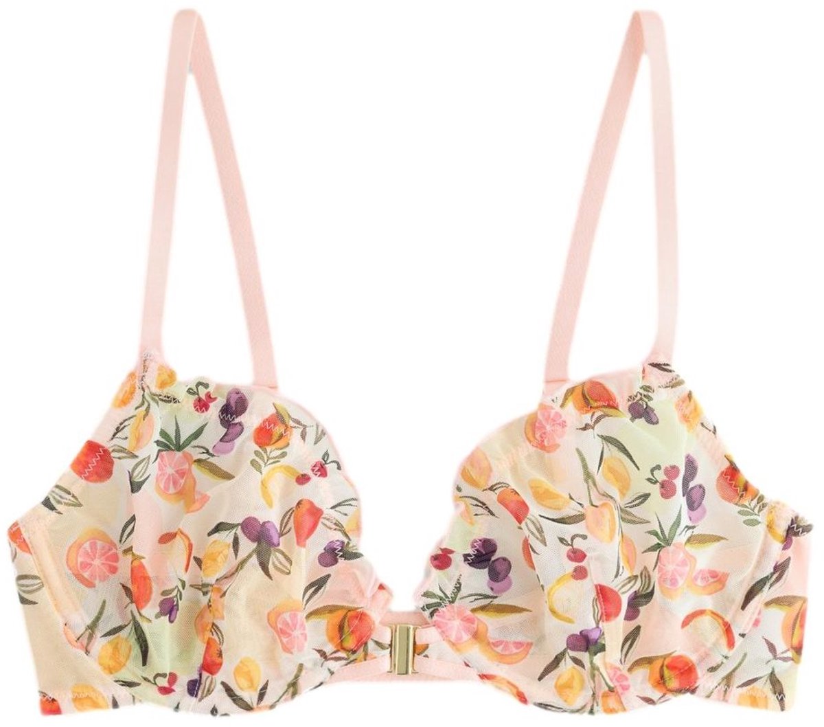 Next - Dames - Beha met voorsluiting en mesh - Roze