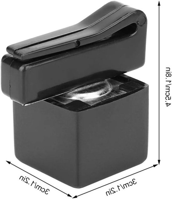 Draagbare Magnetische Chalkhouder voor Snooker Keu - Handige Accessoire voor Snookerspelers en Zwembadgebruik — afbeelding 4