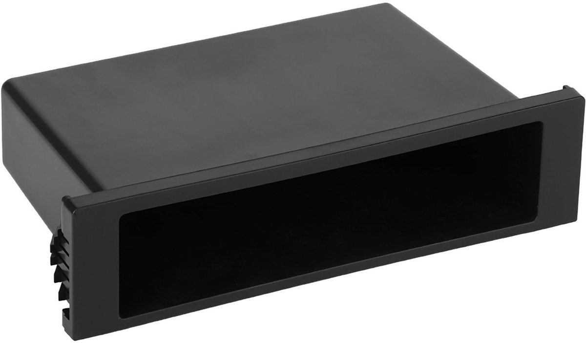Dailygoods - Single Din Autoradio - Opbergdoos - Gloednieuw - Plastic - Binnenorganizer - Geschikt voor Coupe 2 Deur 6.2L 2016