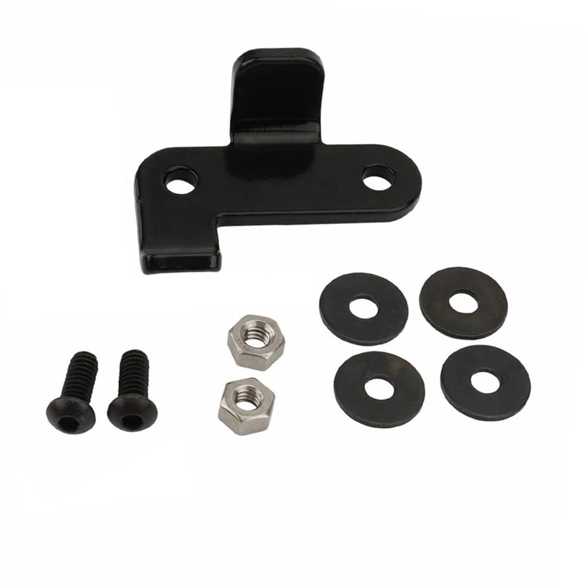 Dailygoods- Motorfiets Standaard Uitbreiding - Compatibel met Harley Sportster XR/XL 2007-2020 - Voetpedaalondersteuning - Ergonomisch Ontwerp - Zwart - Perfecte Pasvorm - Standaardverlenging