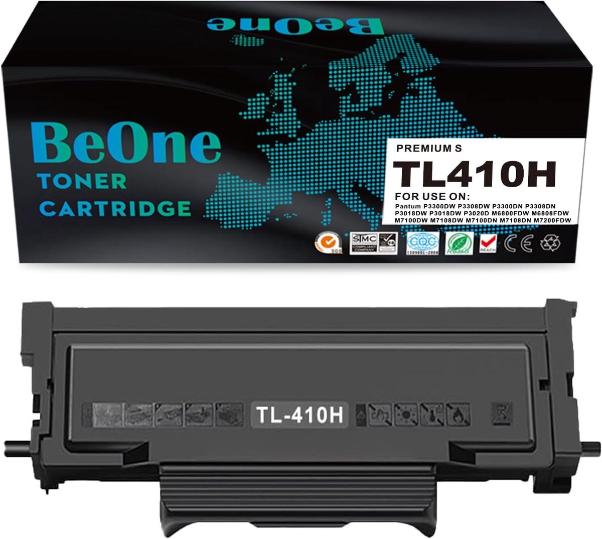 Tonercartridge Zwart - Toner TL-410H - Printer Onderhoud - Hoge Opbrengst - 3000 pagina's - Zwart