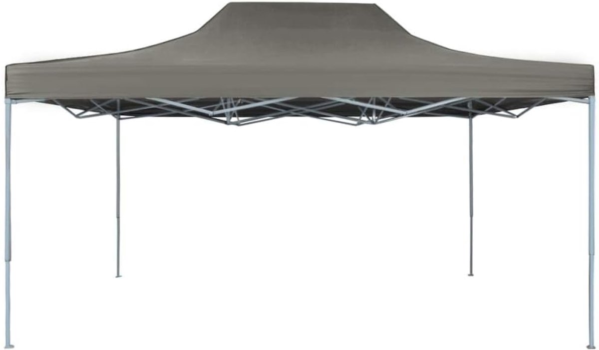 Pop-up Tent - Feesttent Tuinpaviljoen - Buitenfeesten Organiseren - UV Waterdicht Dak - 3x4 Meter - Antraciet