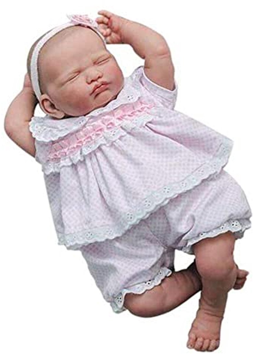 Klassieke Pop - Handgemaakte Baby - Rollenspel - Gelimiteerde Oplage - 46 cm - Roze