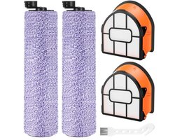 PromoHome Borstelfilter set voor Shark HydroVac XL 3-in-1 en Cordless Pro XL stofzuigers - 2 borstels, 2 filters en reinigingsborstel