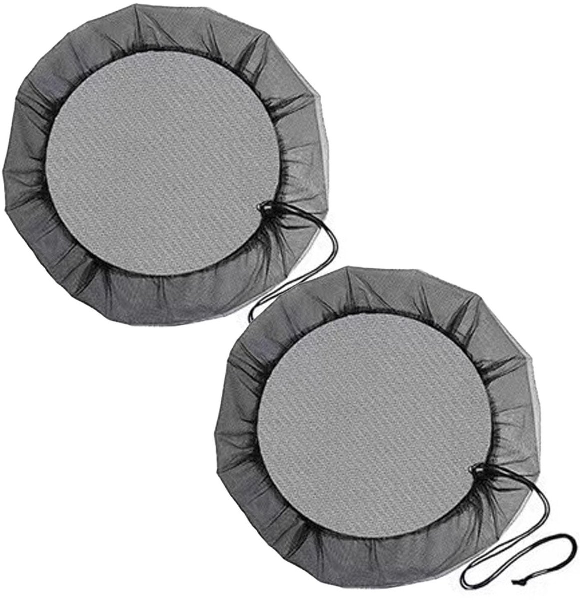 Dailygoods- Regenwatercollectornetten - Verstelbare beschermhoes - Duurzaam polyester - Bladbescherming - Voor opslagvaten - Diameter 95 cm - Trekkoord voor eenvoudig gebruik - Regentonnet