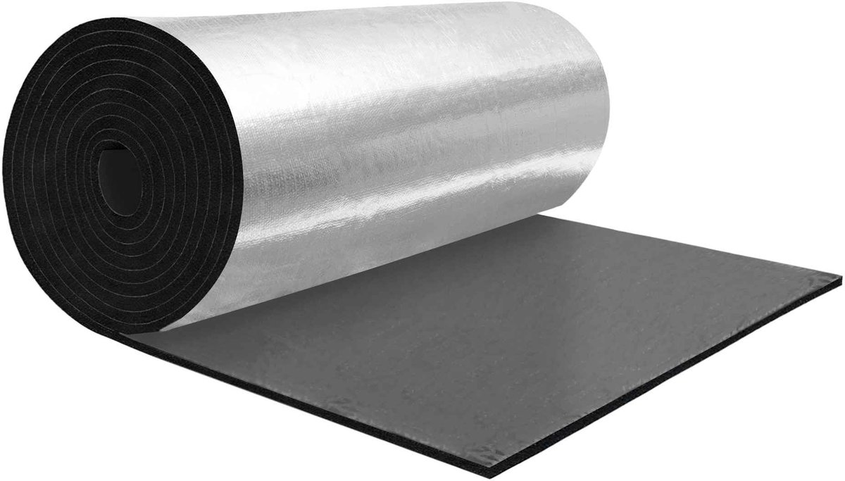 Dailygoods- Geluidwerende Mat 10mm - Geluidsisolatie - Akoestische Panelen - Zelfklevend - Waterdicht - 152x100cm