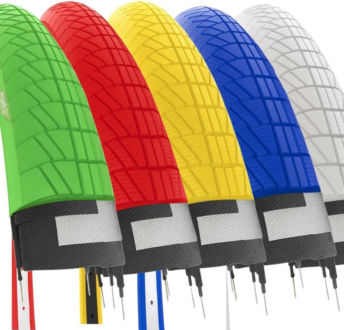 Gekleurde Fietsbanden - Stadsfiets Banden - Kinderfiets Opknappen - Inclusief Binnenbanden - 20 x 1.75 Inch - Blauw