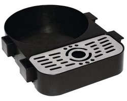 Druppelbak voor Airpots - Lekbak Serveerplateau - Netjes Serveren - Roestvrij staal constructie - 1.9 tot 4 liter - Zilverkleurig
