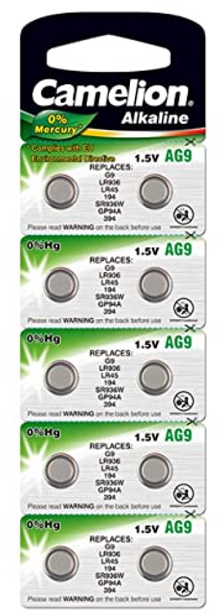 Knoopcel Batterijen - Kleine Batterijen - Apparaten Voeden - Lage Zelfontlading - 10 Stuks - Zilver