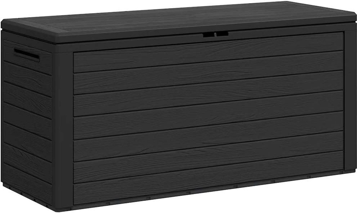 Tuinkist - Opbergbox voor buiten- Tuinbox - Opbergbox met kussen - weerbestendig - Teak