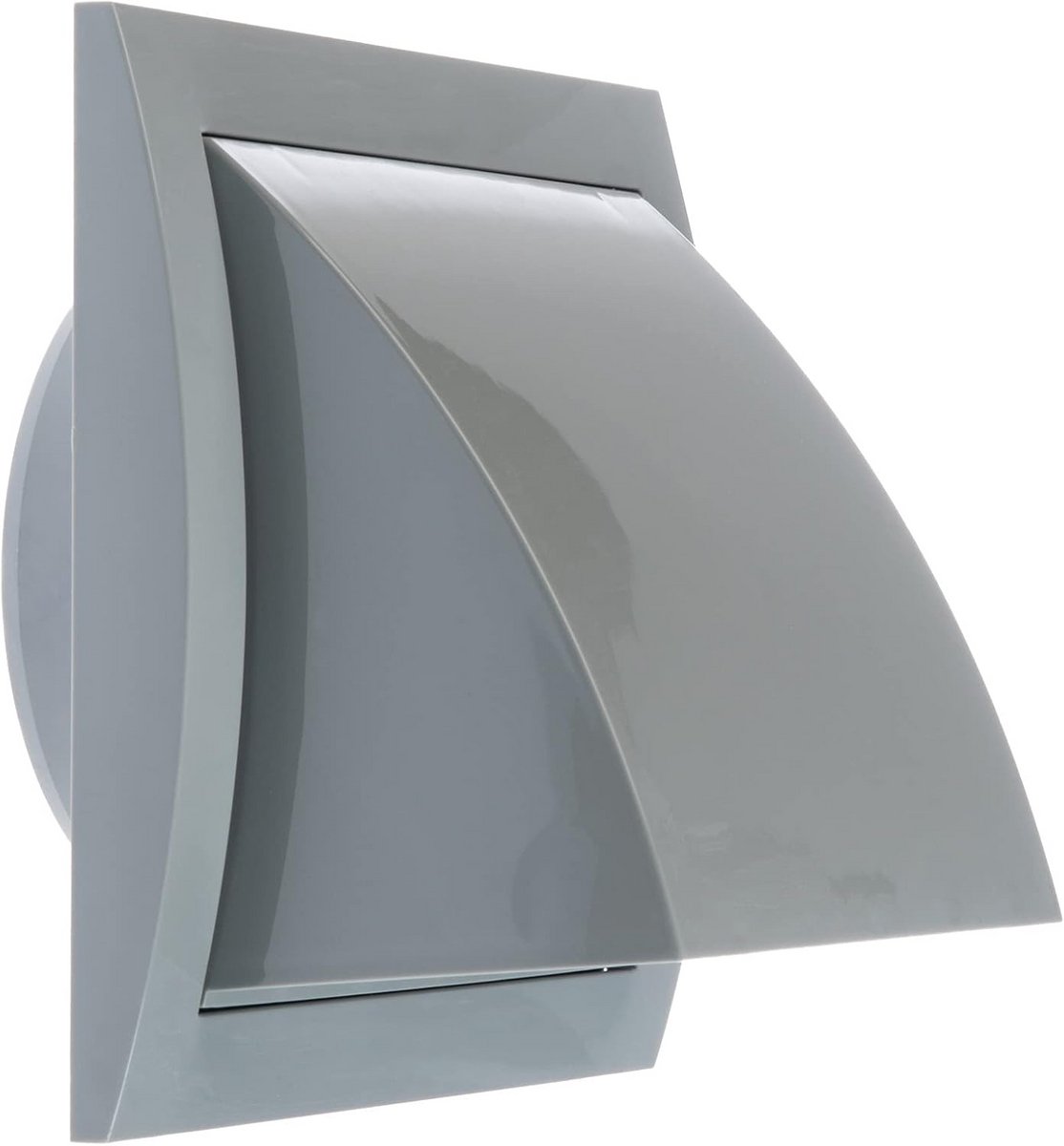 Weerbestendig Ventilatierooster Ø 125 mm met Terugslagklep voor Afvoerlucht