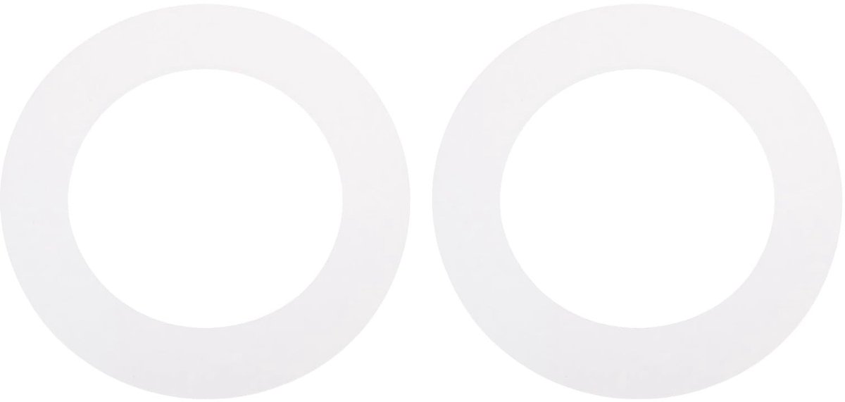 Dailygoods- Toilet Tank Seal Ring 80mm - Afdichtingsring - Siliconen - Waterdicht - 2 Stuks - Duurzaam en Flexibel - Afdichtring