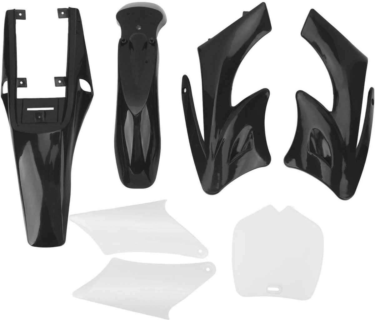 Dailygoods- Mudguard Schokbestendig - Spatbord - Kuip Kit - Complete Set - Hoogwaardig Plastic - Verbeterde Bescherming