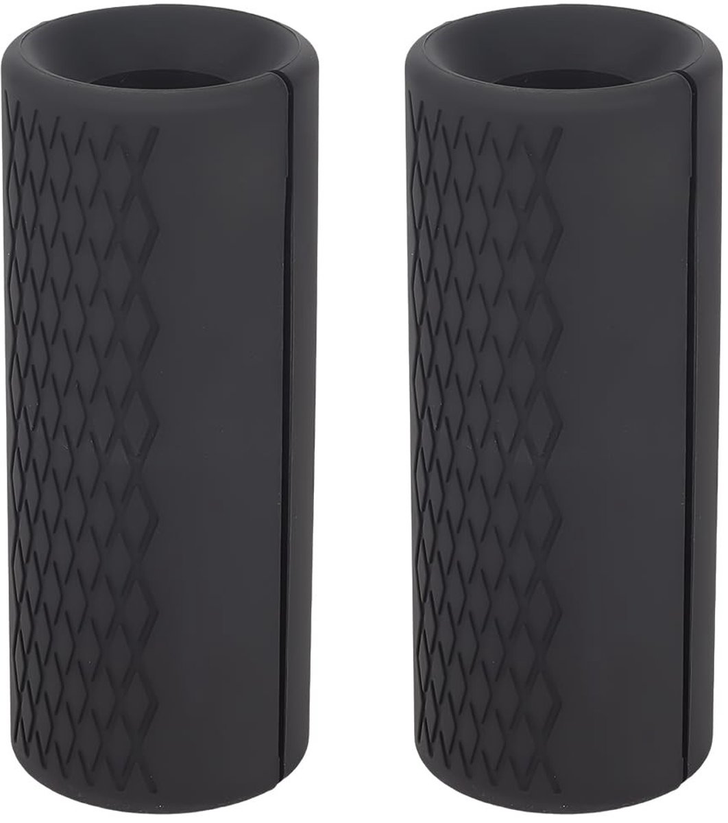 Dailygoods - 2 Stuks Dikke Barbell Grips voor Krachttraining en Spieropbouw