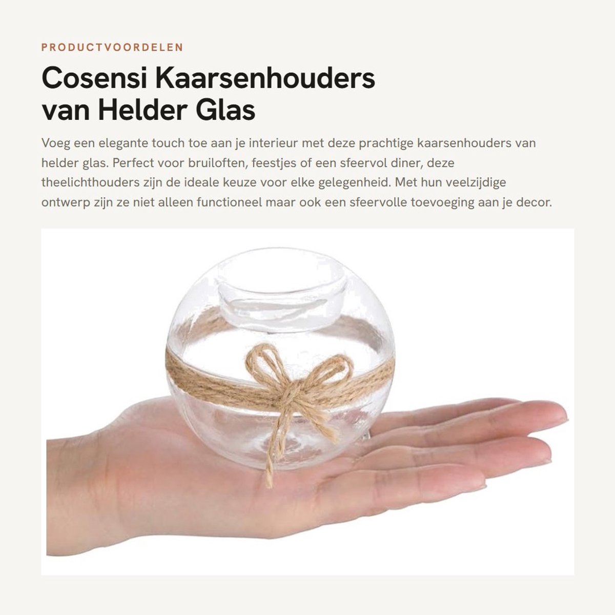 Dailygoods- Kaarsenhouder 8 stuks - Glazen Theelichthouders - Votief Kaarsenhouder - Tafeldecoratie - Borosilicaatglas - Lichtgewicht en Elegant - Theelichthouder