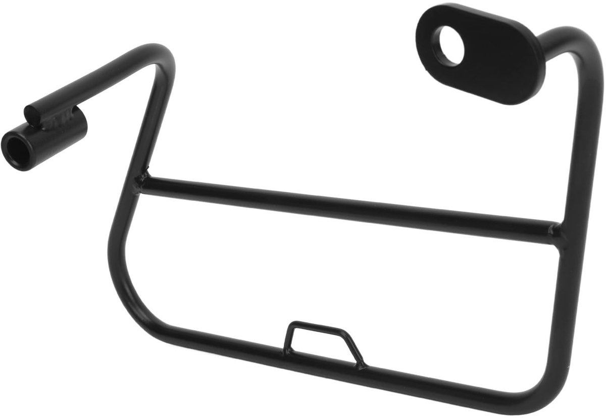 Dailygoods- Zijbagagedrager Eenvoudige installatie - Bagagedrager Fiets - Kofferrek - Robuust - Zwarte coating - Extra opslagruimte - Bagagerek