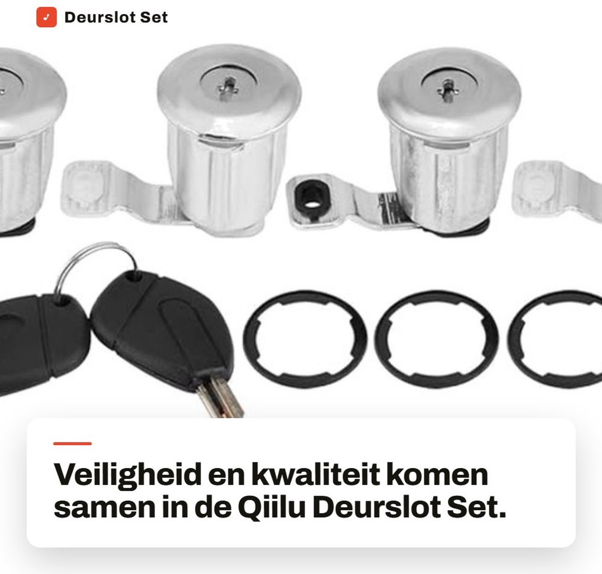 Dailygoods- Deurslotset - Cilinderslot - Deurslot met sleutel - Deursloten - Deurslot buitendeur - Deurslot binnendeur