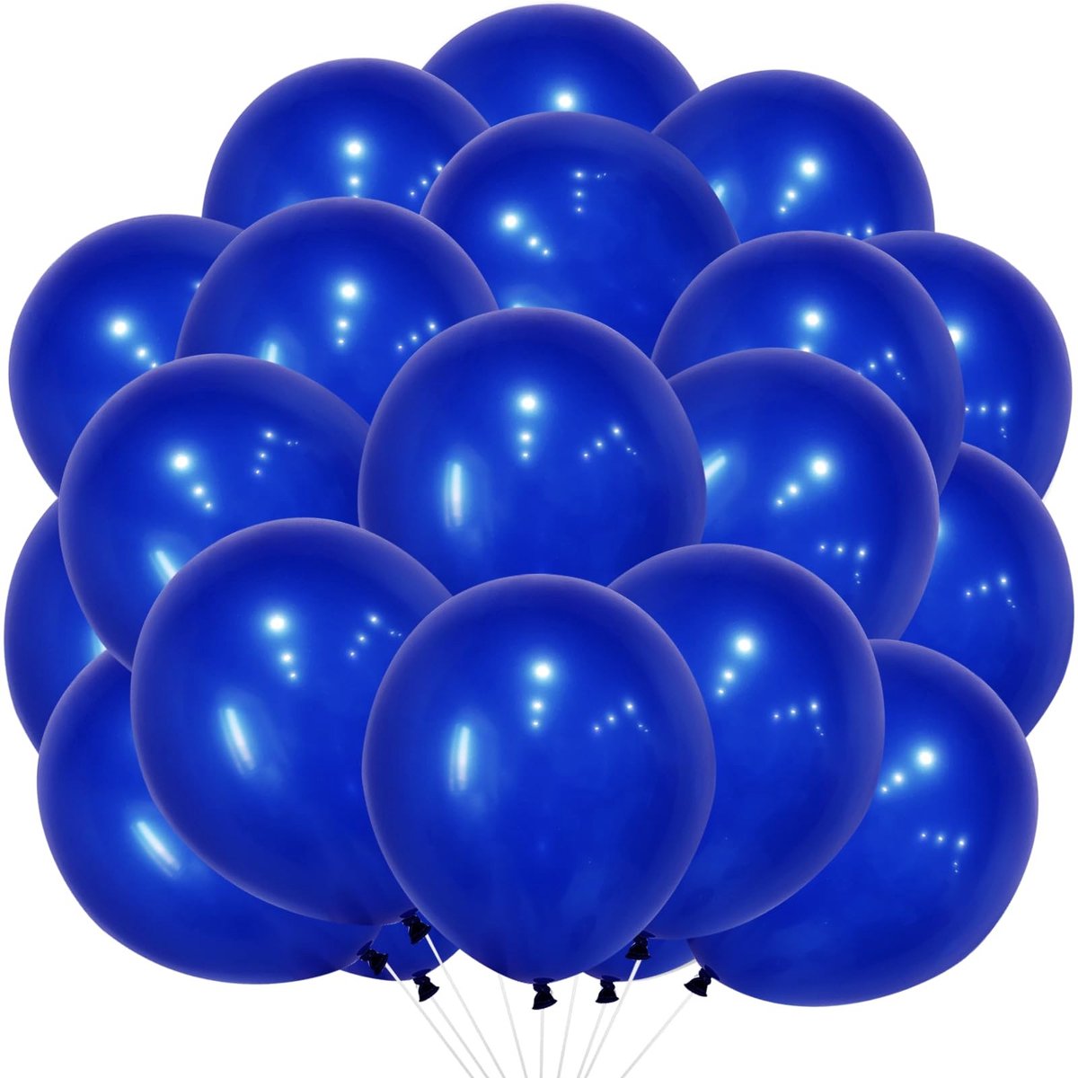 Dailygoods- Ballonnen Set 20 Stuks - Koningsblauwe Latexballonnen 25 cm - Heliumballonnen - Verjaardagsdecoratie - Feest Ballonnen - Hoge Kwaliteit - Feestballonnen