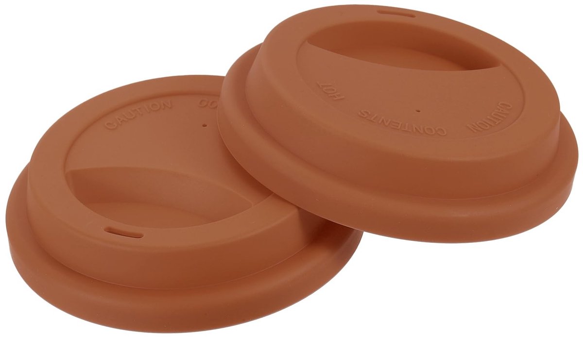 Dailygoods- Silicone Cup Lid - Herbruikbaar - Antilek - Hoogtemperatuurbestendig - Sterke stabiliteit - Eenvoudig te reinigen - Drinkdeksel