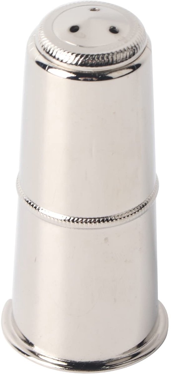 Dailygoods - Mondstukdop B-klarinet - Beschermende fluitstop - Zilver - Vernikkeld mondstuk - Ideaal voor muzikanten - Geschikt voor klarinet en saxofoon
