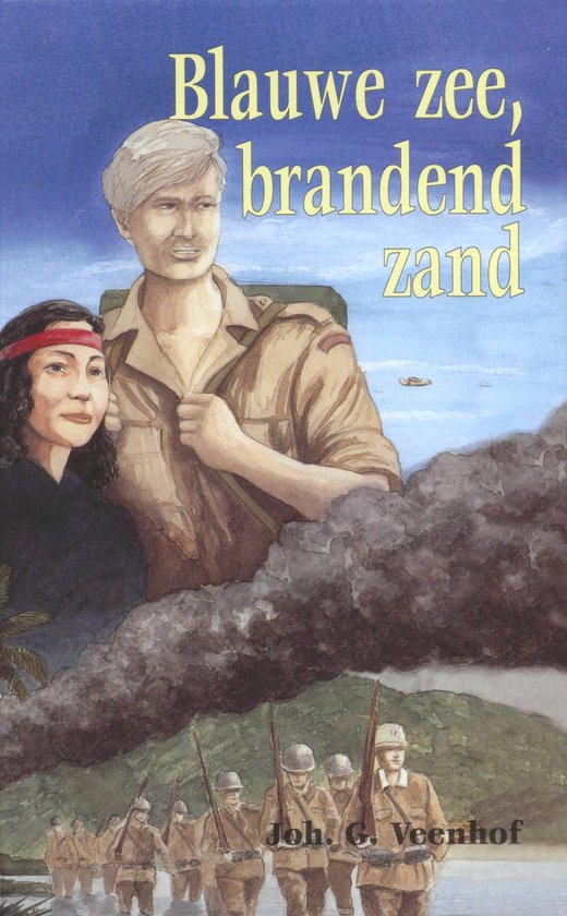 Blauwe zee, branden zand - cover