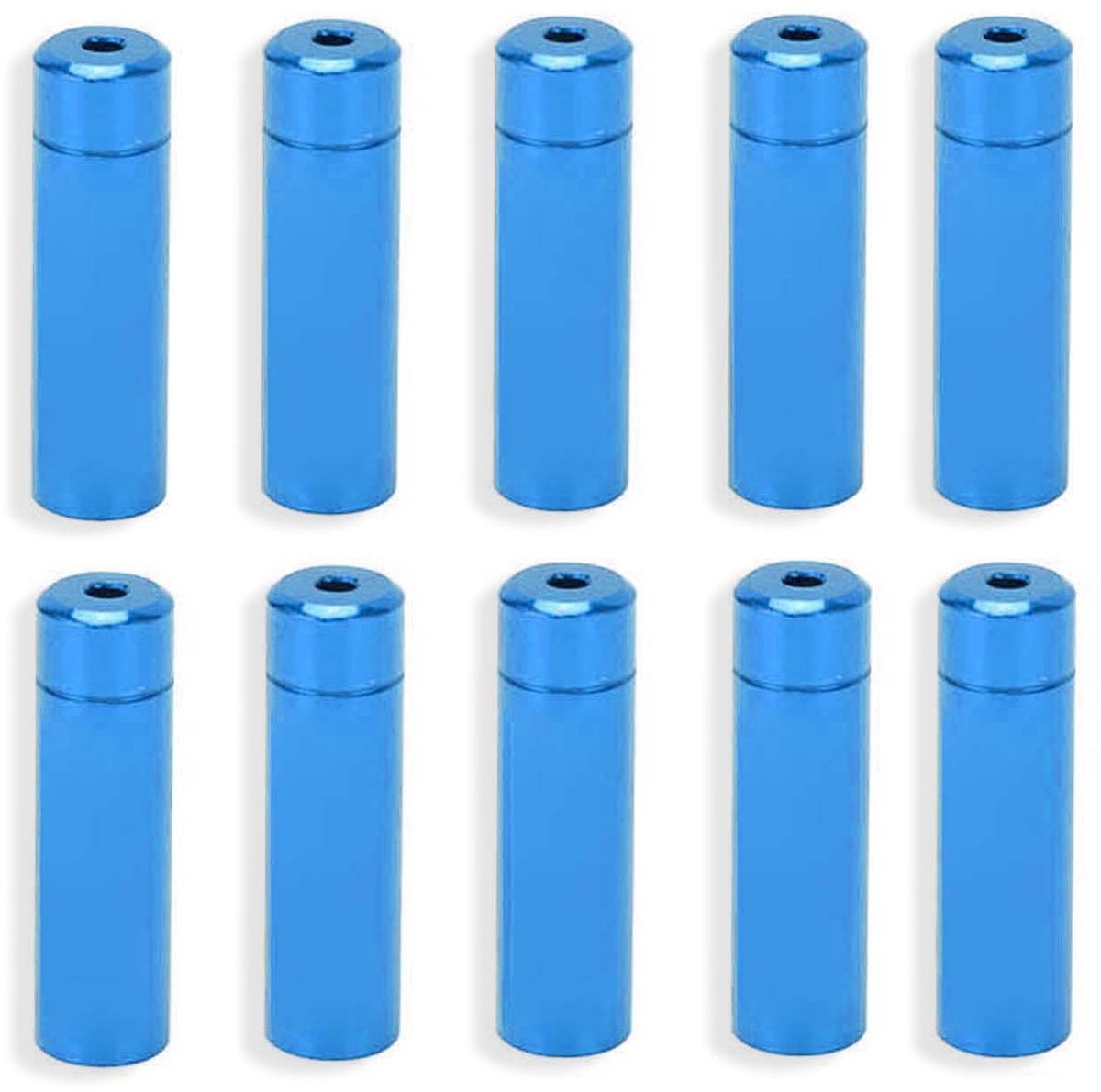 Dailygoods- Remkabel End Caps 10 Stuks - 4mm Behuizing - Fietsaccessoires - Bescherming - Vervangende Einden - Hoogwaardig Materiaal