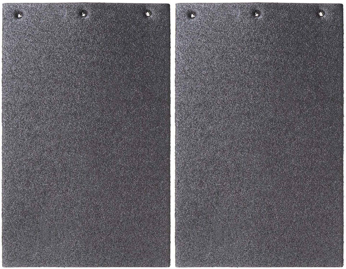 Dailygoods- Backing Plate Carbon 172x110mm - Schuurpapier Compatibel - 3 Gaten - Vervangende Pad - Eenvoudige Installatie - Stofafvoer - Schuurpad