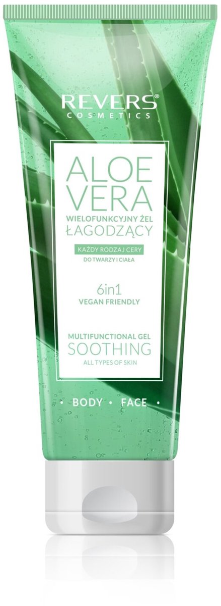 REVERS® Aloe Vera Soothing Multifunctional Gel 99% Aloe 250ml.