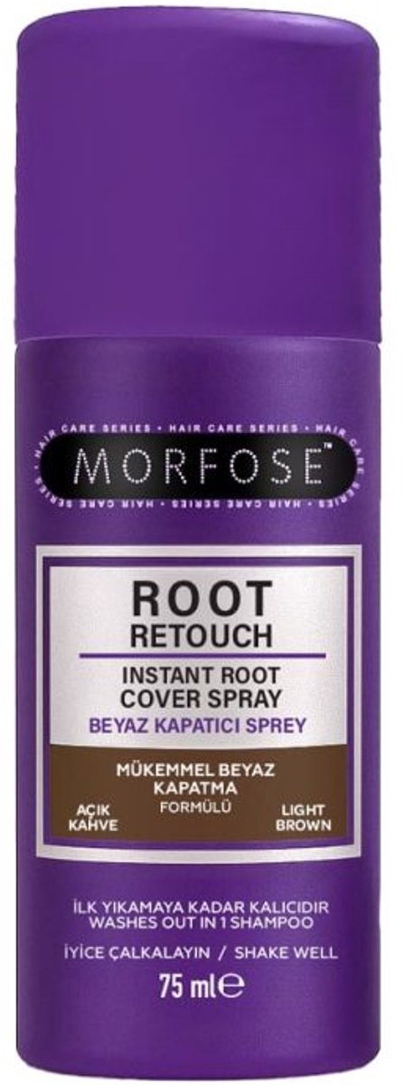 Morfose Instant Root Cover Spray Light Brown 75ml