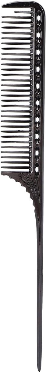 Haarkam Rattenstaart - Styling Kam - Haar Stylen - Aluminium Metaal - 22.7 cm - Zwart