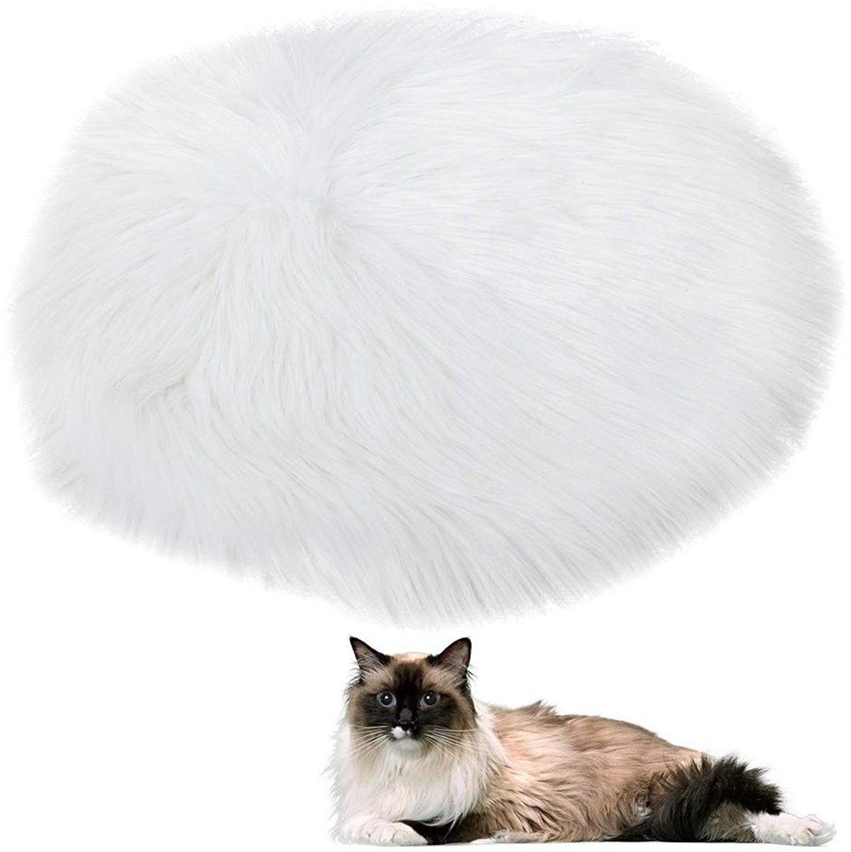 Dailygoods- Verwarmingsmat met slimme thermostaat - Verwarmingsmat voor kat - Pluche verwa