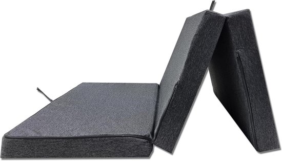 Opvouwbaar Schuimrubber Matras 120x200x10 cm - Camping, Logeermatras en Vloermat — afbeelding 2