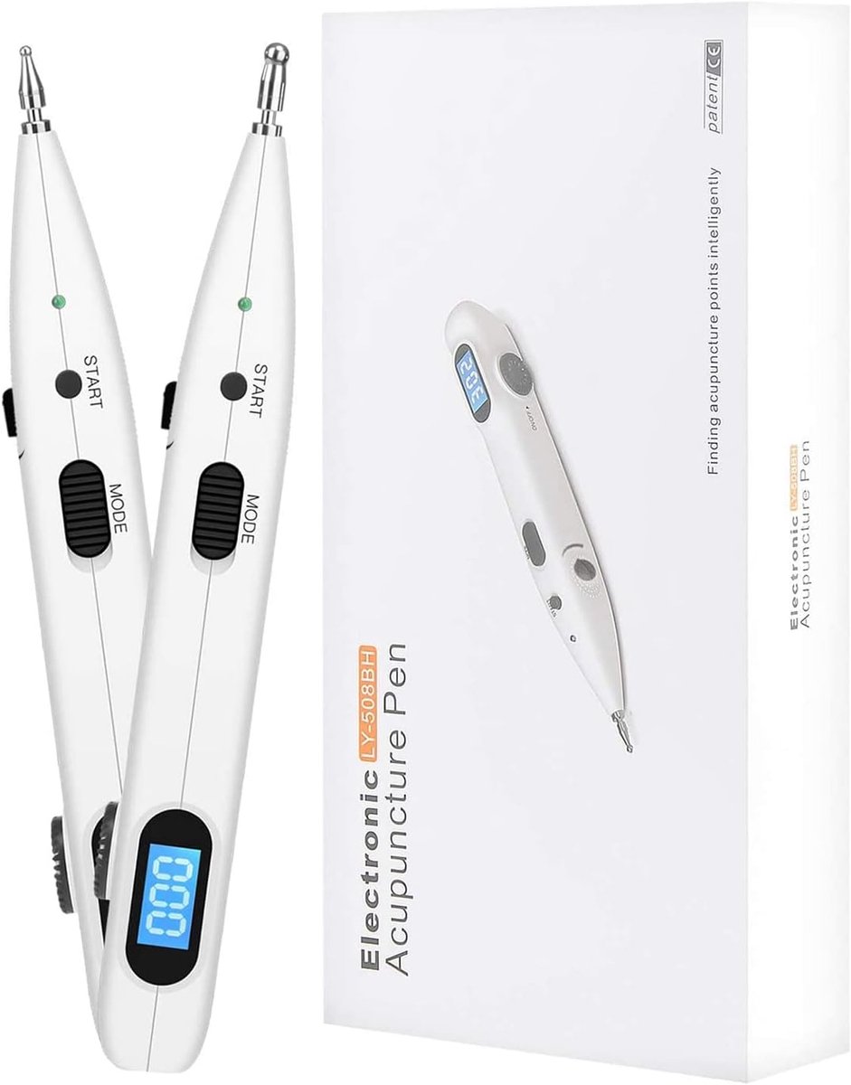 Acupunctuur pen - Acupunctuurnaalden - Draagbaar Therapie-apparaat - Pijnverlichting zonder Naalden - Eenvoudig in Gebruik - Voor Thuisgebruik