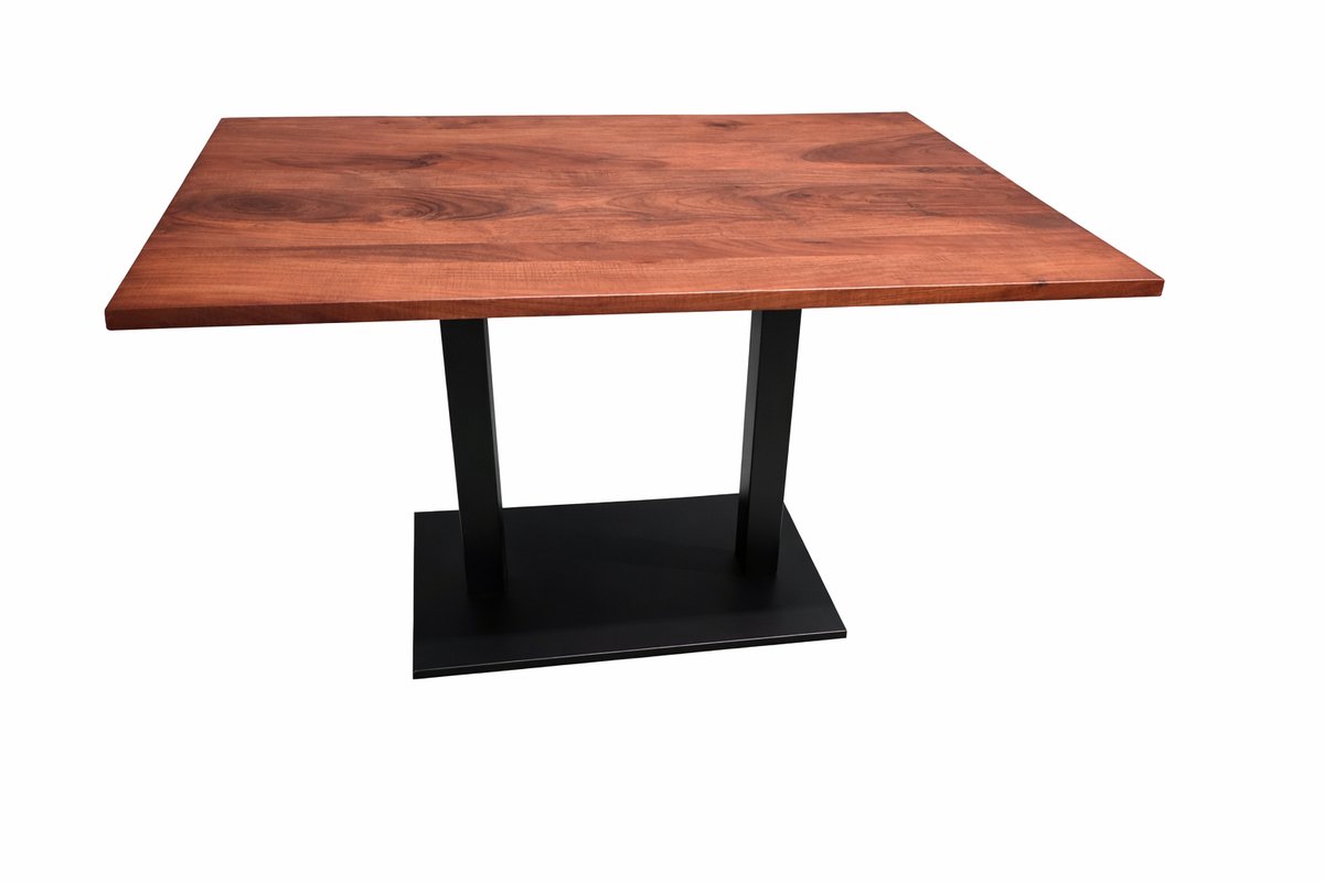 Bistrotafel - Bistroset - Rood acaciahout - Eettafel - Tafel - Kleine Eettafel - 120x70 - cm - Rechthoek - Horeca - Tafeltje