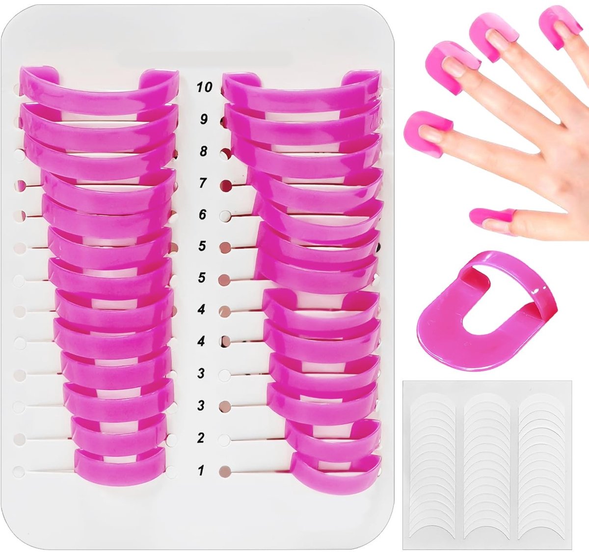 Dailygoods- Nagellak Hulp Clip - 26 Stuks - Anti-Flow - Manicure