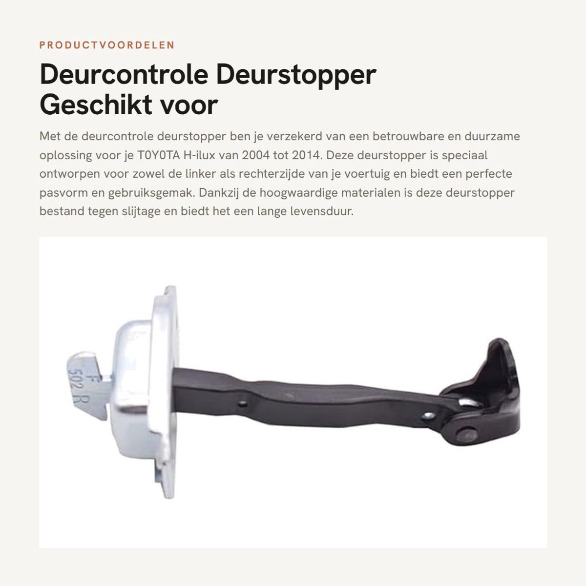 Dailygoods- Deurstopper Zwart/Zilver - Deurbuffer - Deurvastzetter - Deurstopper Voor Binnen - Deurstopper Voor Buiten - Eenvoudig Te Installeren - Deurcheck