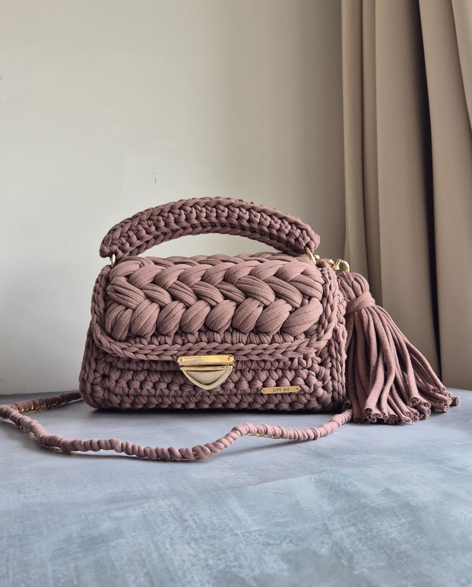 JeM bags gehaaktetas -zomertas - damesmode -handtas - schoudertas - damestas-stijlvolle tas- uniek-crossbody - handgemaakt