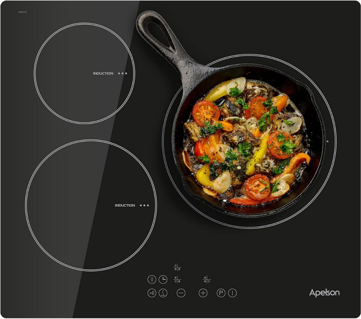 Inductie Kookplaat - Kooktoestel - Koken Thuis - 3 Zones Touch Control - 59 cm Breed - Zwart