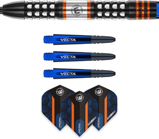 Dartpijlen Set - Tungsten Pijlen - Precisie Werpen - 90% Tungsten Kwaliteit - 22 gram - Zwart Oranje — afbeelding 4
