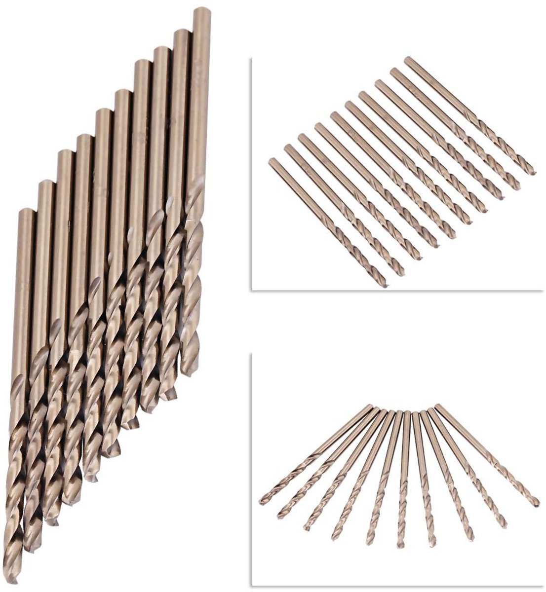 Dailygoods- Boorset M35 - HSS-CO Boren - Voor Metaal/Hout - Duurzaam Materiaal - Hoge Hardheid - 5 mm Boren - Metaalboren