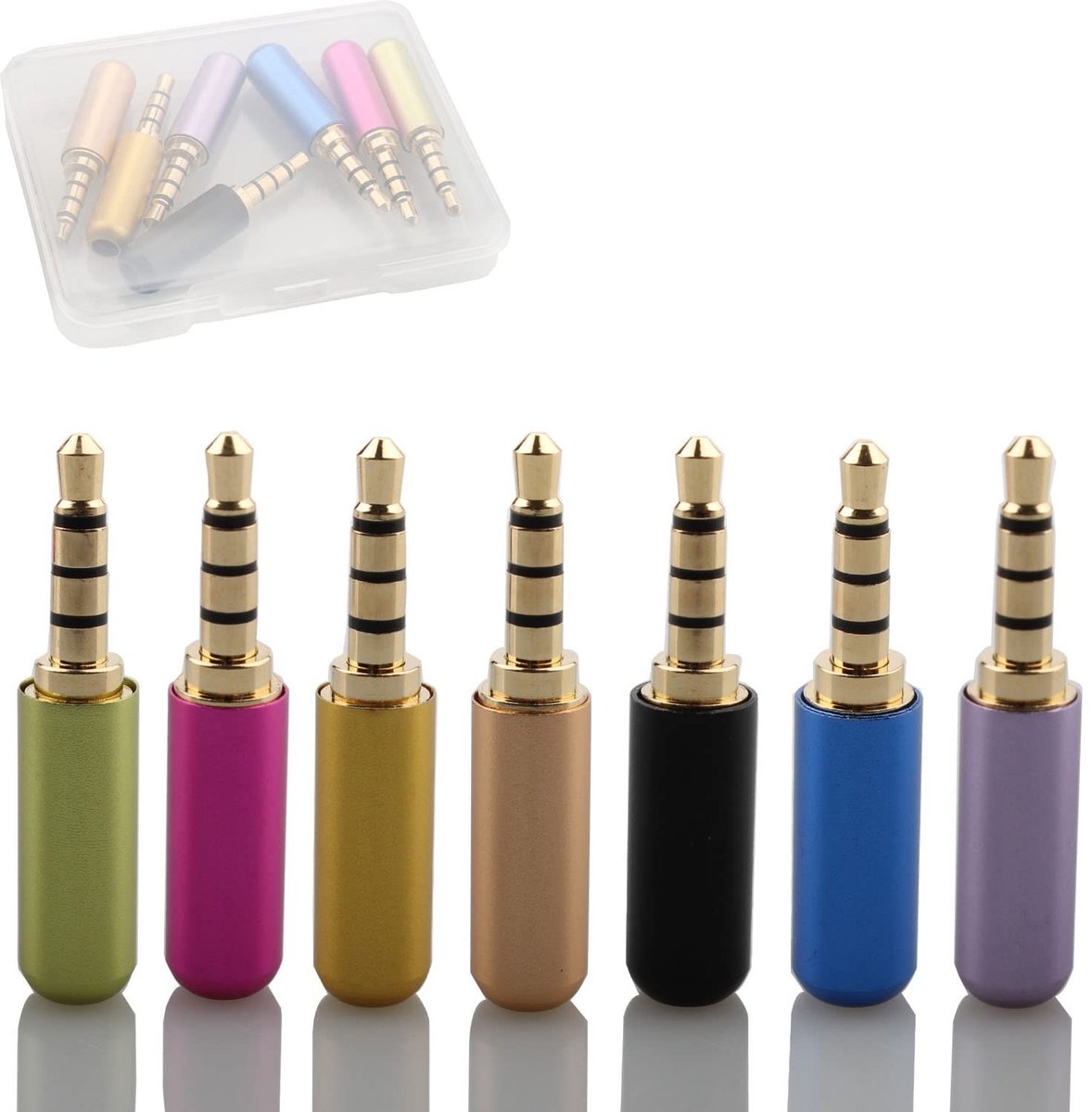 Dailygoods - 3,5 mm Stereo Mannelijke Jackstekker voor Doe-het-zelf